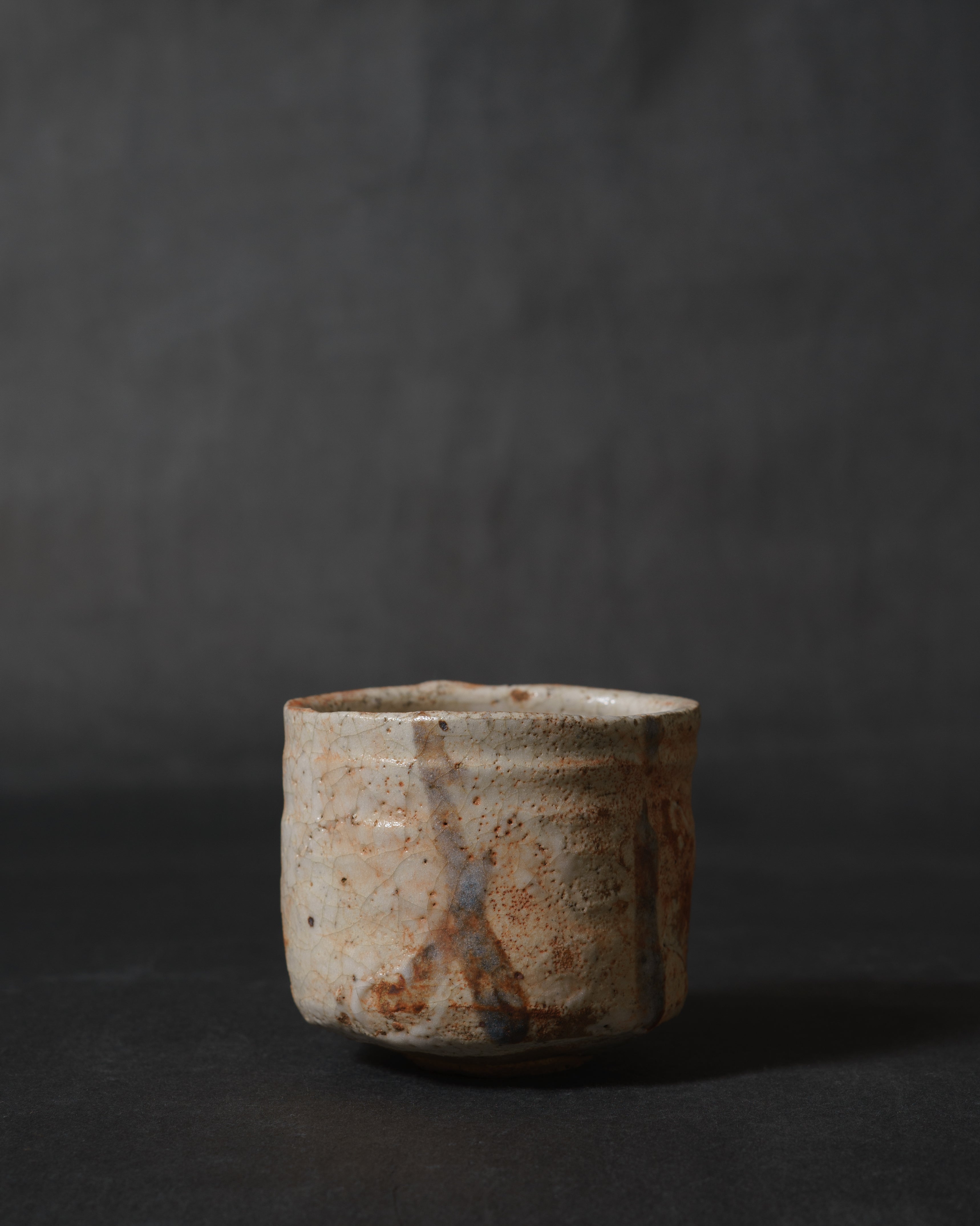 志野茶盌 - Shino Chawan Tea Bowl - st02885 | かみ屋オンラインストア